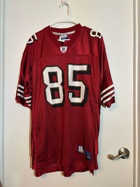 Reebok Maroon NFL Equipment Football Jersey V. Davis 85
